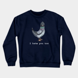 Angry Pigeon Crewneck Sweatshirt